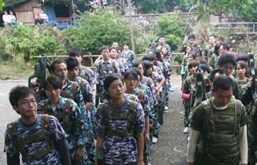 向著拓展設備訓練地點出發(fā)