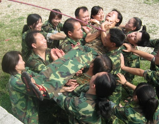 心理行為器材訓(xùn)練上團(tuán)結(jié)就是力量